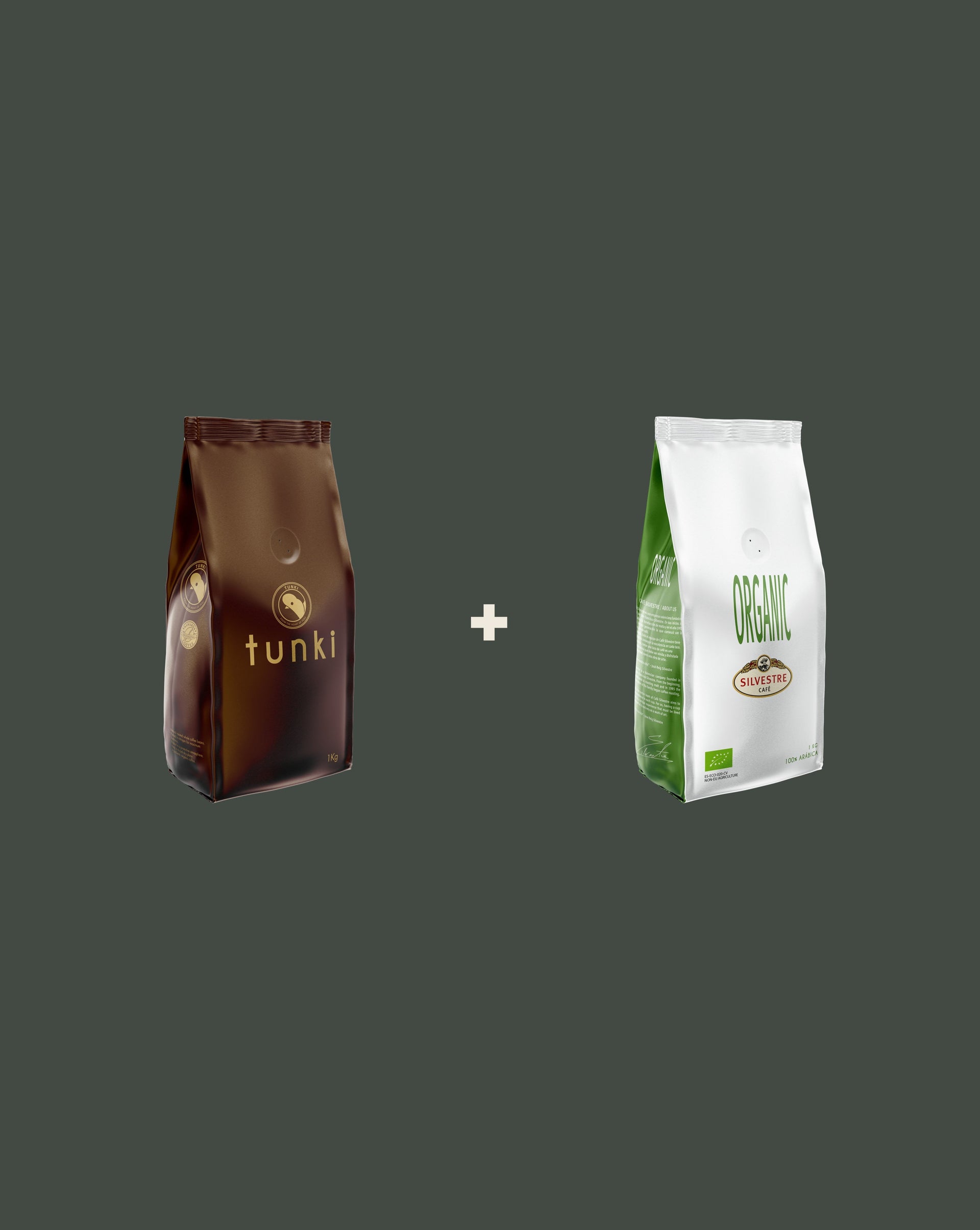 Pack Grains 100% Arabica Bio : 2KG d'harmonie caféinée et pure